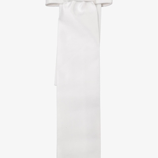 Plastrón EQUESTRO Lancillotto blanco con logo cristales - Imagen 2